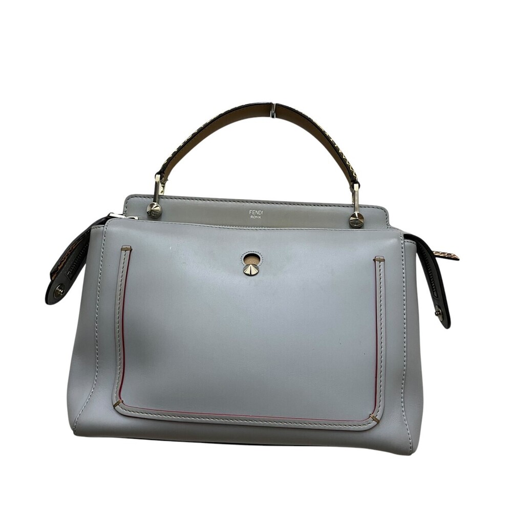 Fendi DotCom satchel bag Python Snake Shoulder Bag - image 2